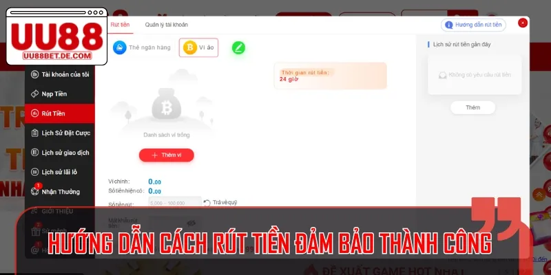 Hướng chi tiết cách rút vốn đơn giản để nhận phần thưởng khi tham gia cá cược